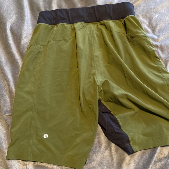 Lululemon Forest green shorts - Picture 2 of 2